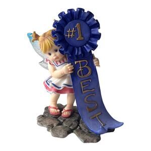 VTG My Little Kitchen Fairies BEST IN SHOW FAIRIE #1 Blue Ribbon Winner Figurine